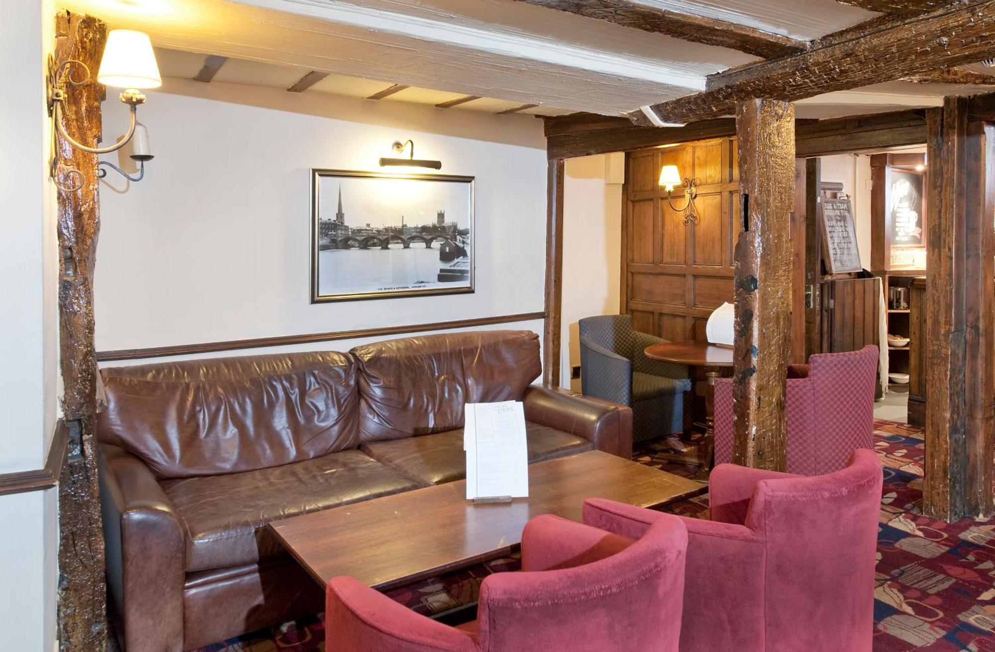 וורצ'סטר Ye Olde Talbot Hotel By Greene King Inns מסעדה תמונה